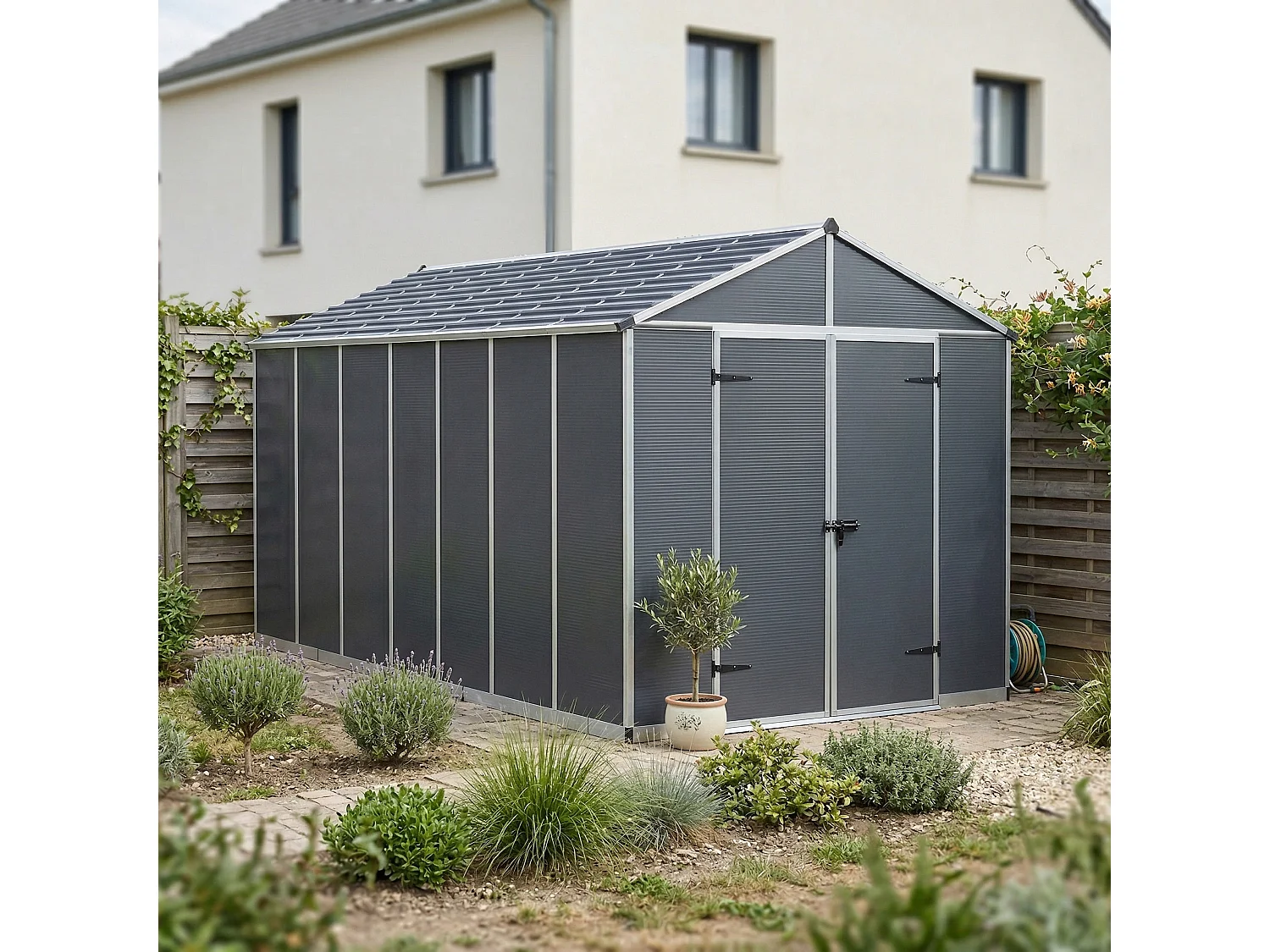 Canopia Rubicon Ultra Duurzame Polycarbonaat Tuinhuis 528X237X235 cm
