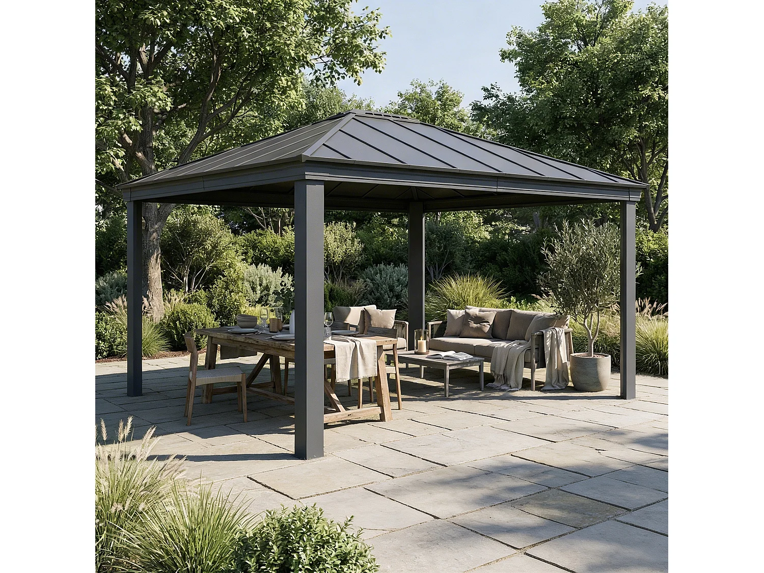 Canopia Dallas Aluminium Tuinpaviljoen 4.3X4.9  m