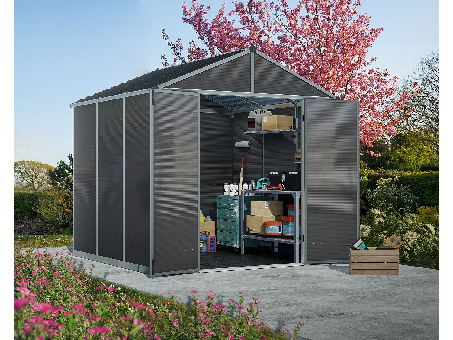 Canopia Rubicon Ultra Duurzame Polycarbonaat Tuinhuis 229X237X235 cm