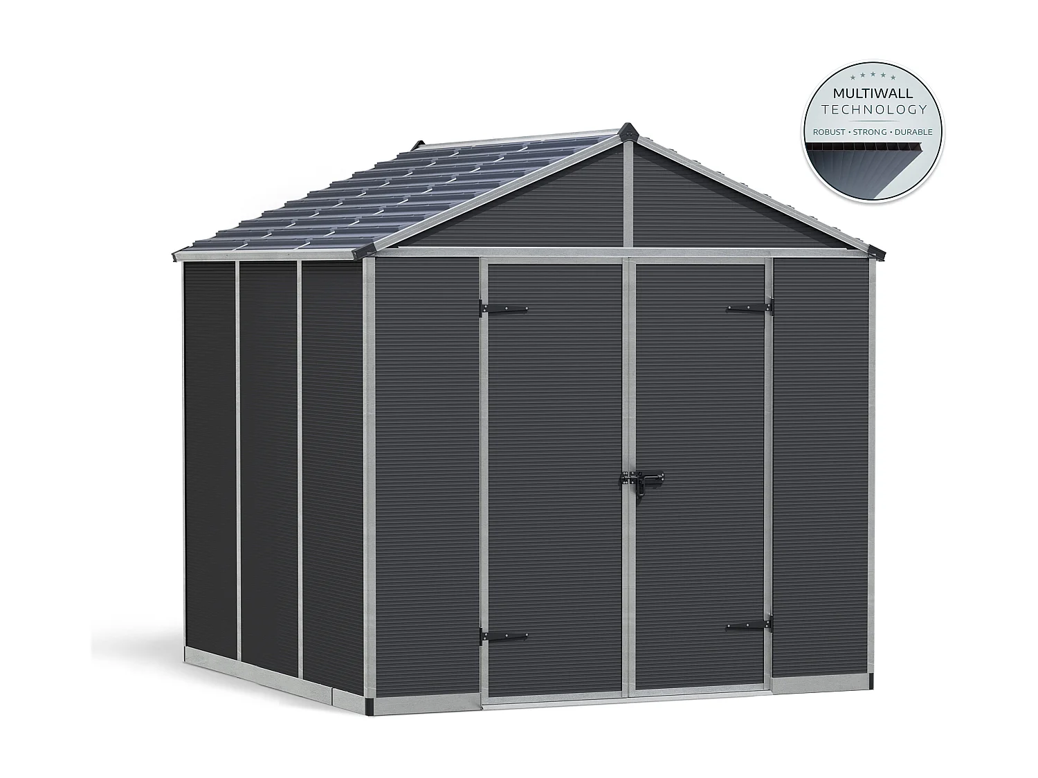 Canopia Rubicon Ultra Duurzame Polycarbonaat Tuinhuis 229X237X235 cm