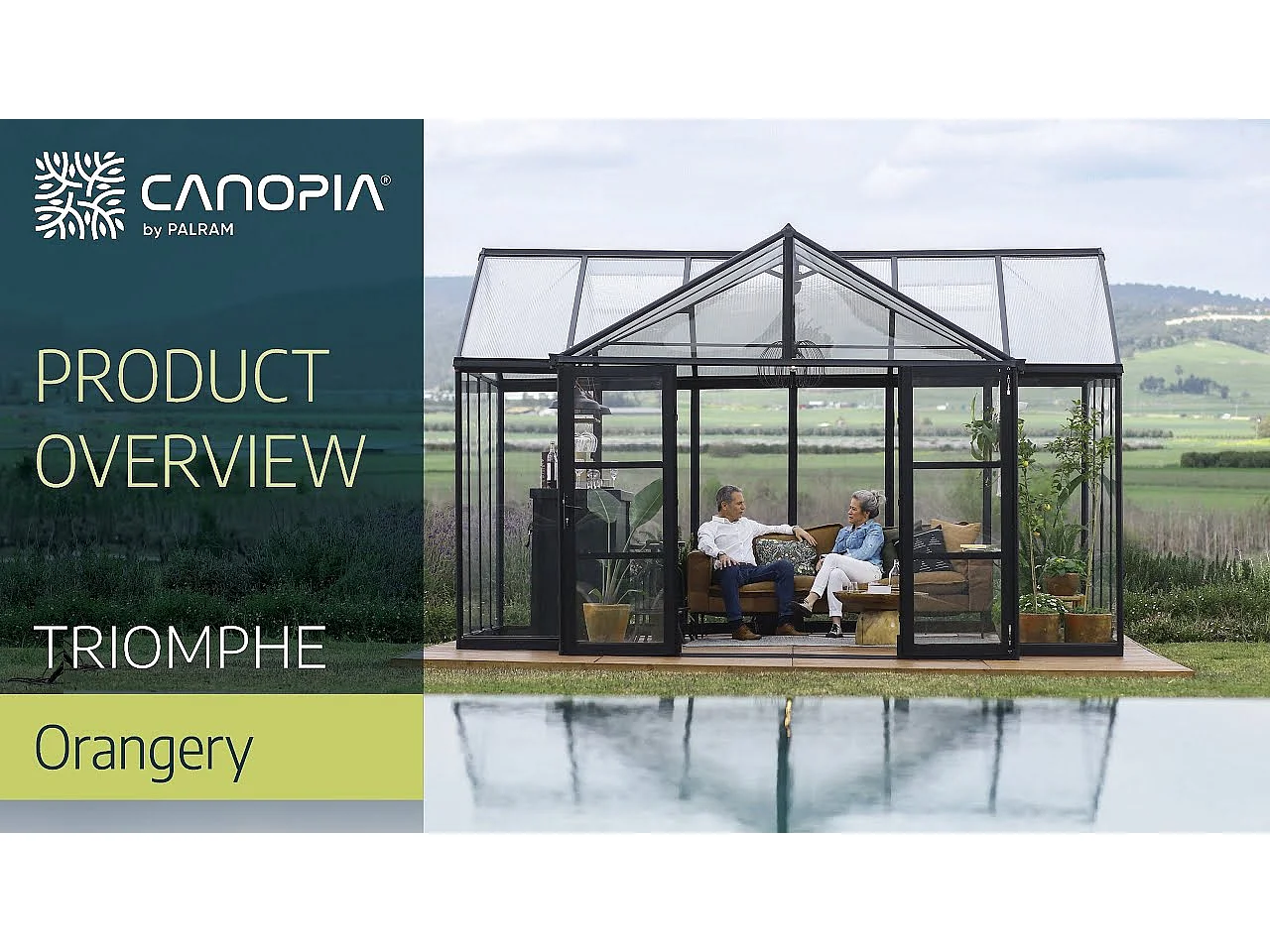 Canopia Serre de jardin Triomphe 11,5m² Noir