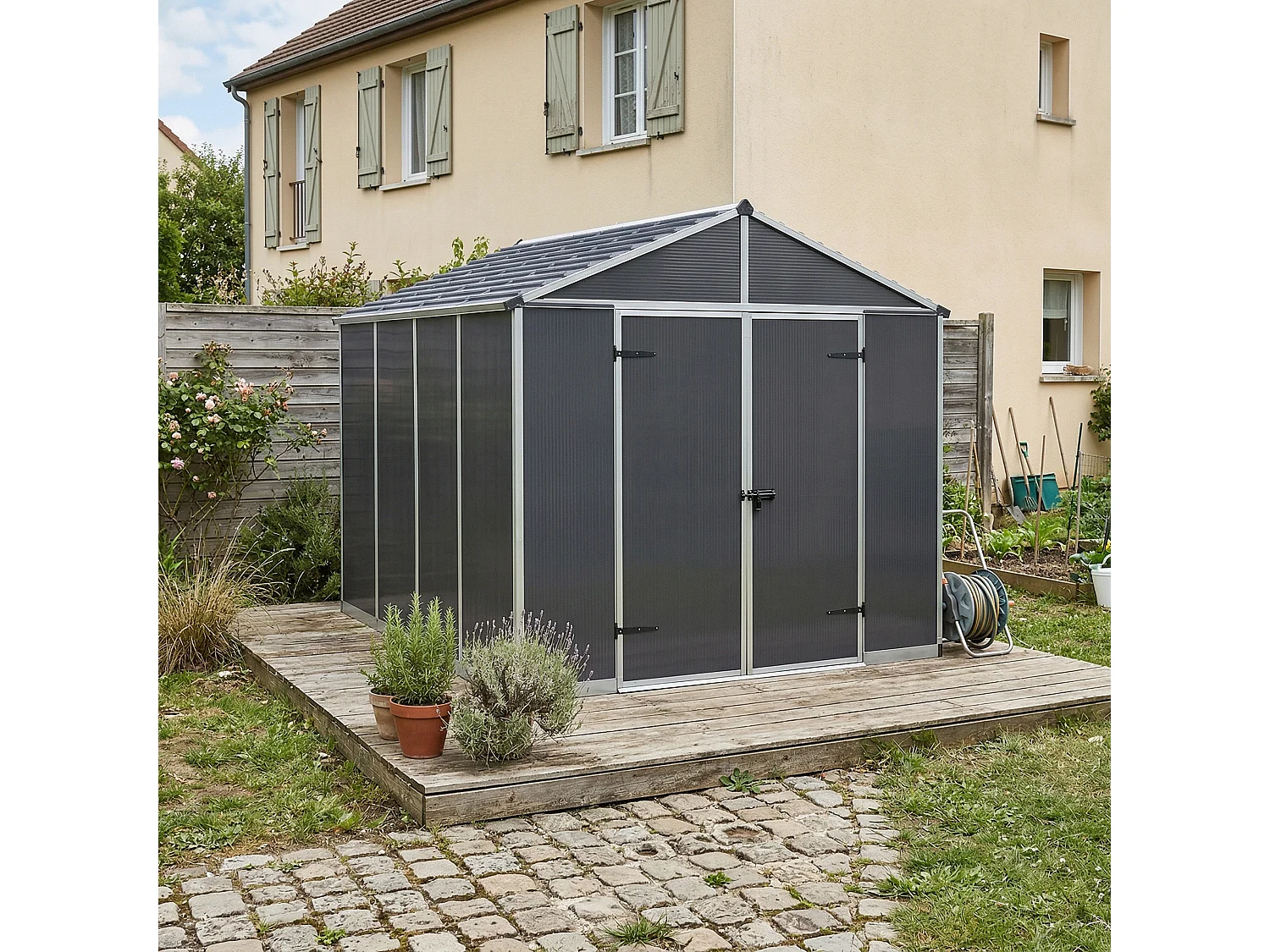 Canopia Rubicon Ultra Duurzame Polycarbonaat Tuinhuis 303X237X235 cm