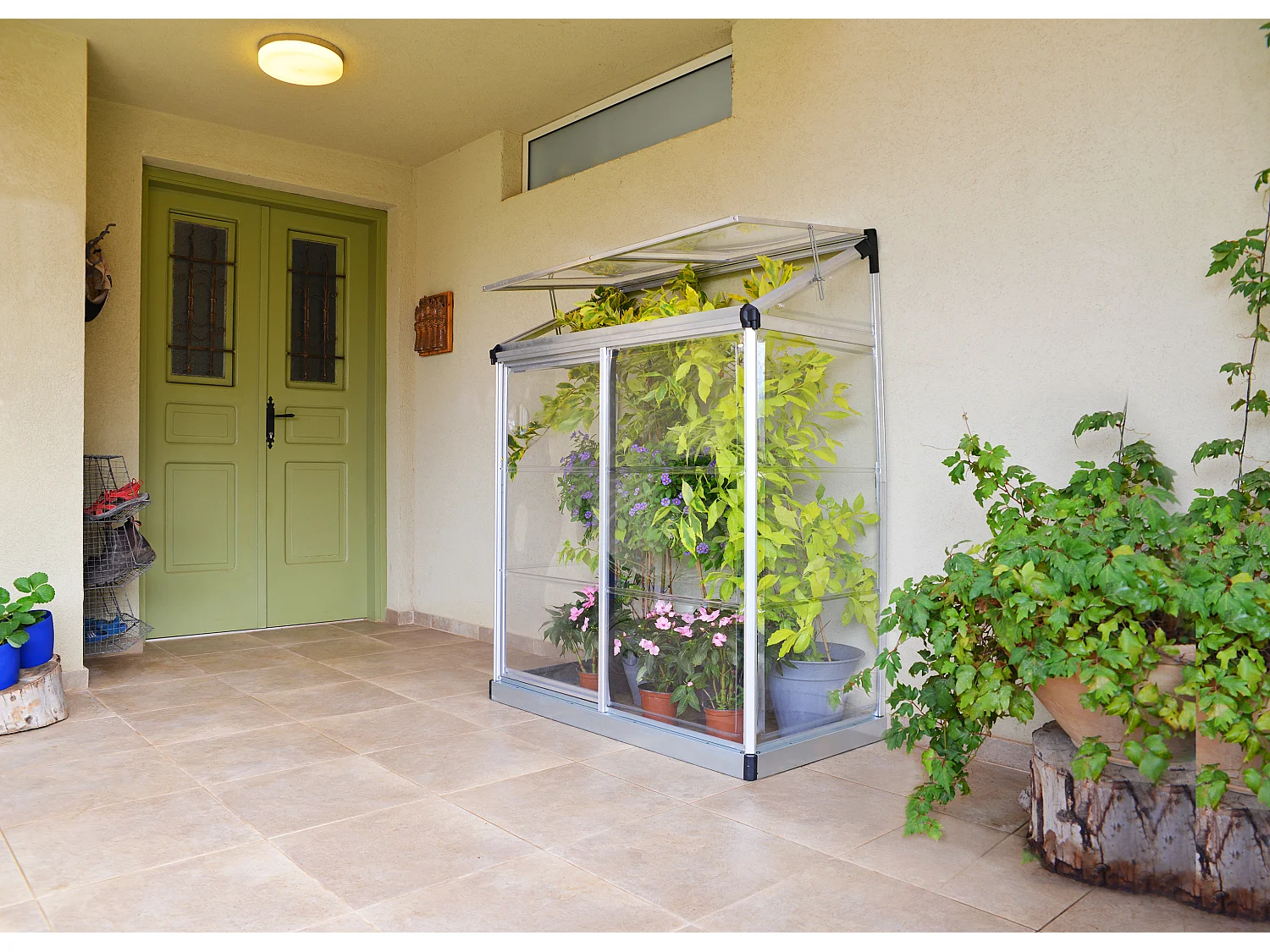 Canopia Lean To Serre de jardin adossée