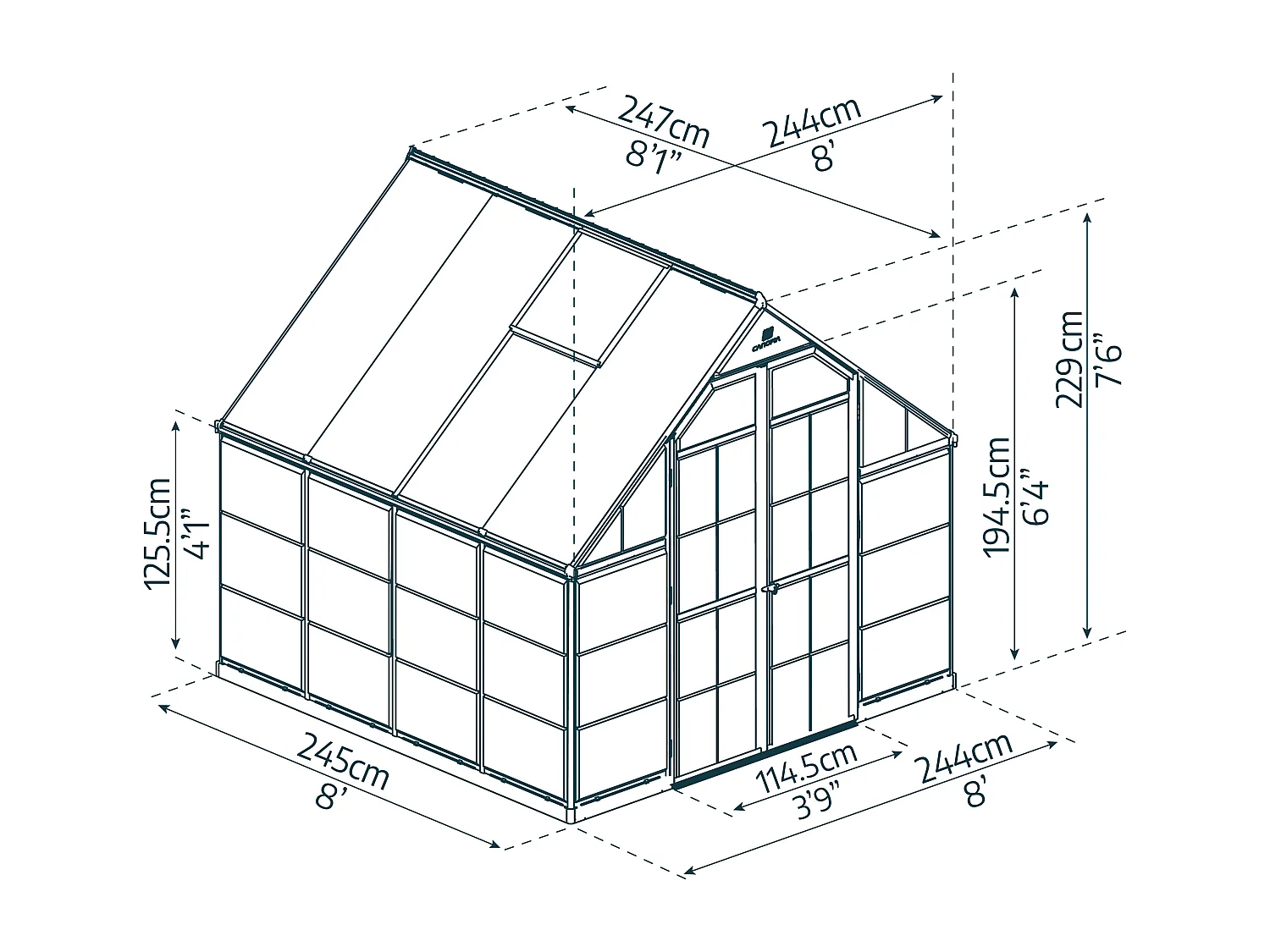 Canopia Balance Serre de jardin