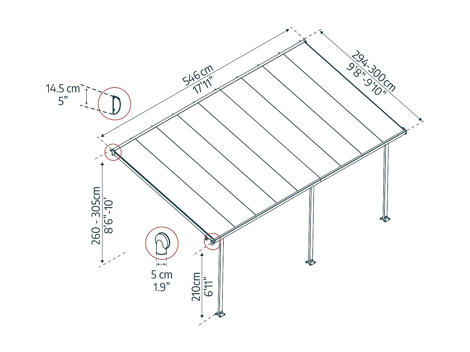 Canopia Feria Pergola