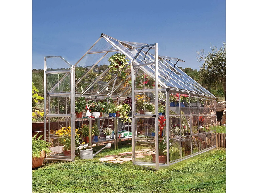 Canopia Serre de jardin Octave 9m² Argent