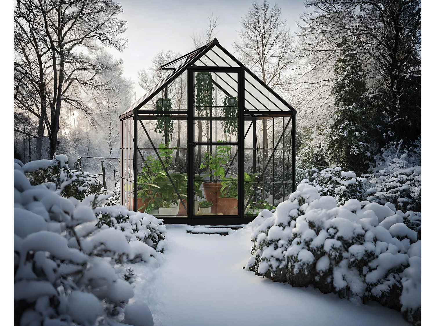 Canopia Serre de jardin Hybrid 4,6m² Noir