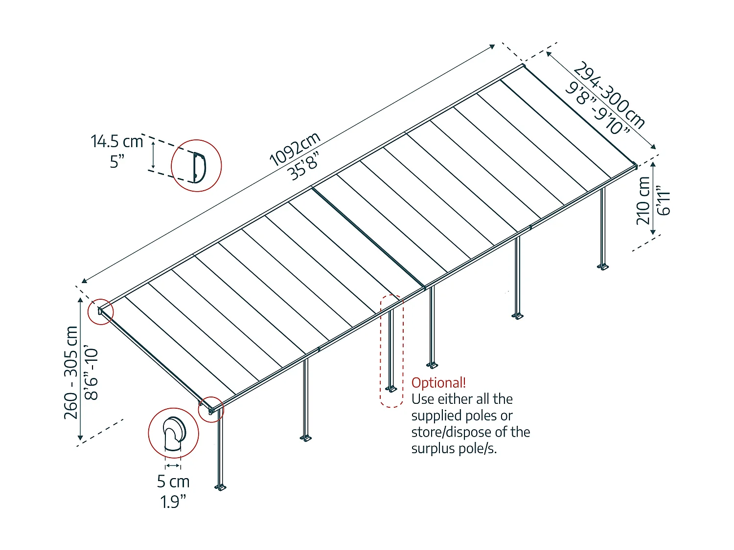 Canopia Feria Pergola