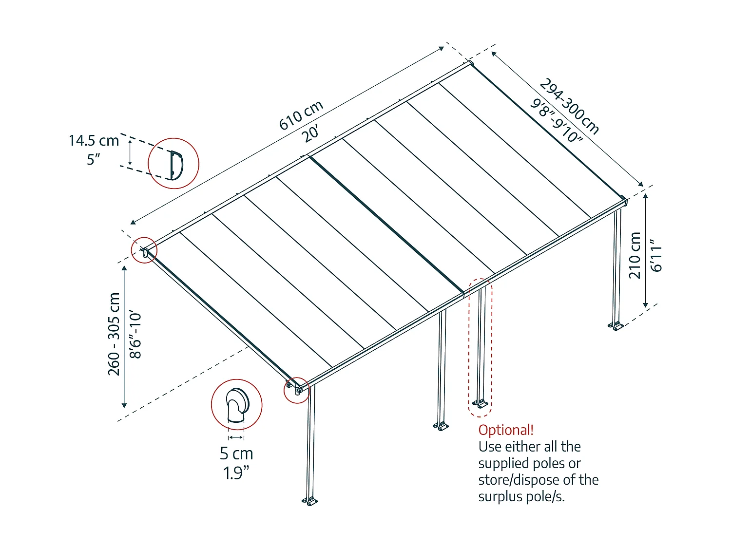 Canopia Feria Pergola