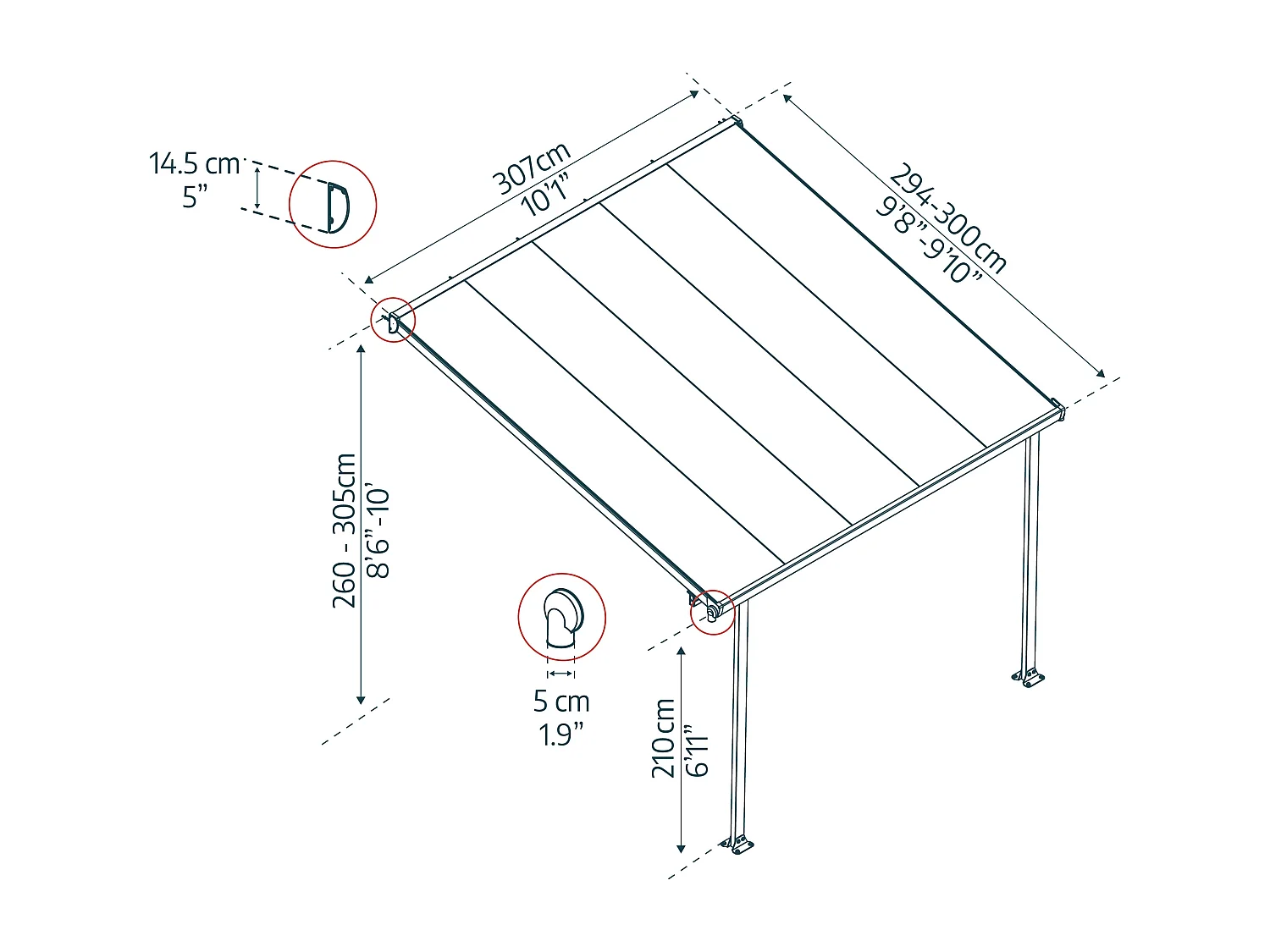 Canopia Feria Pergola