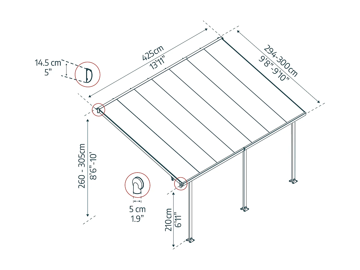 Canopia Feria Pergola