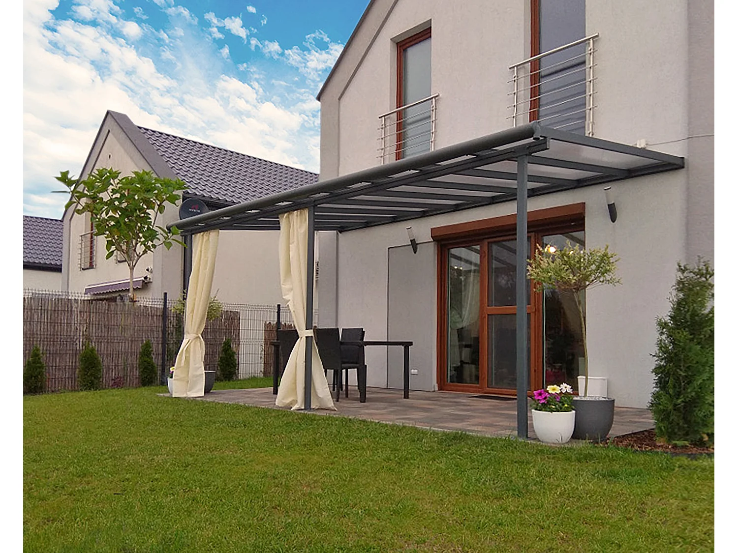 Canopia Sierra Aluminium Terrasoverkapping  3X5.6 m  Donkergrijs