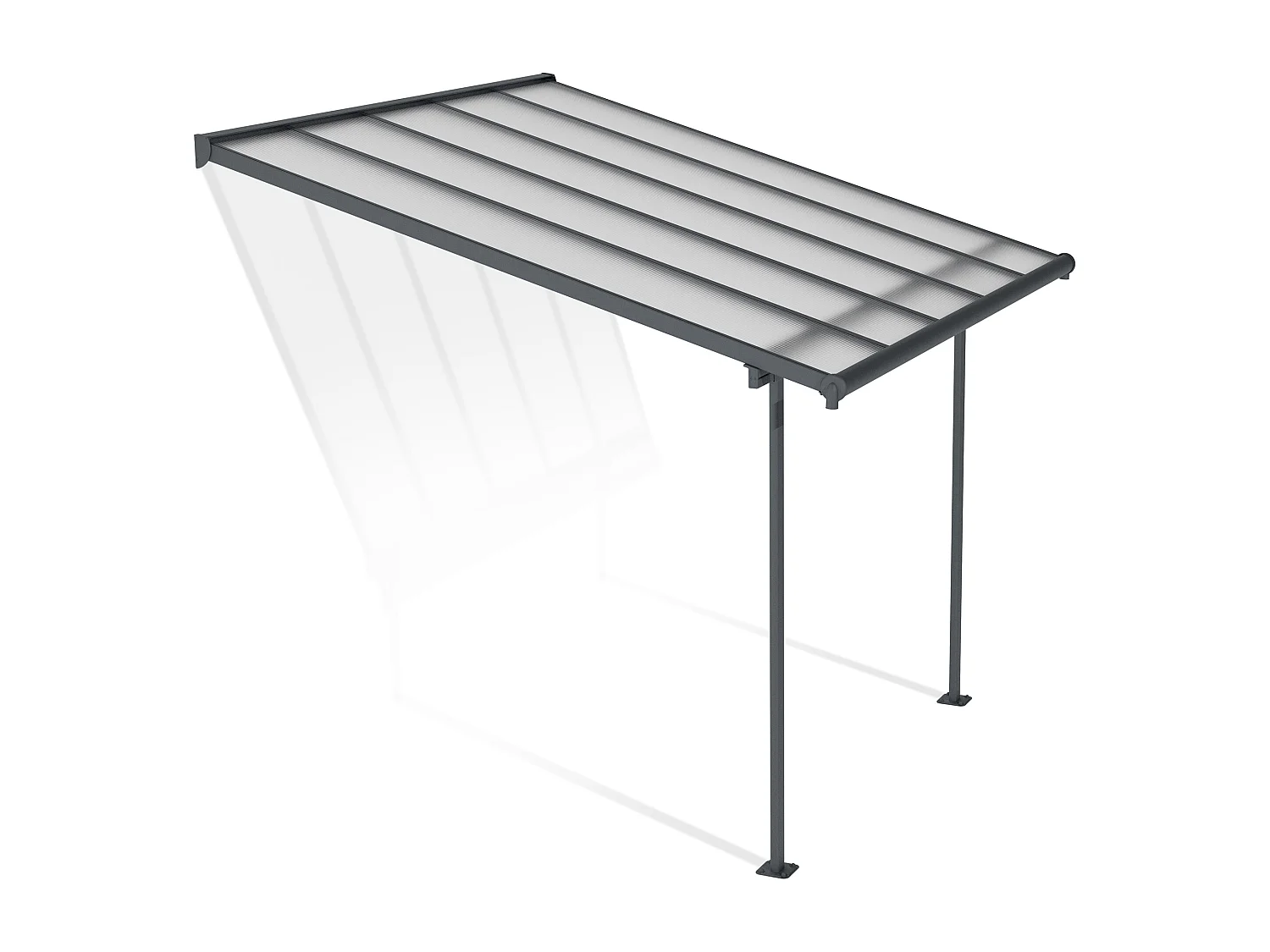 Canopia Sierra Aluminium Terrasoverkapping   3X3 m  Donkergrijs