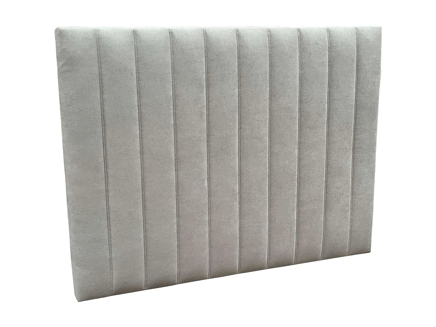 Conjunto de quarto branco e cinza: cabeceira Bursa + aparador Ottavia + 2 mesas de cabeceira Ottavia