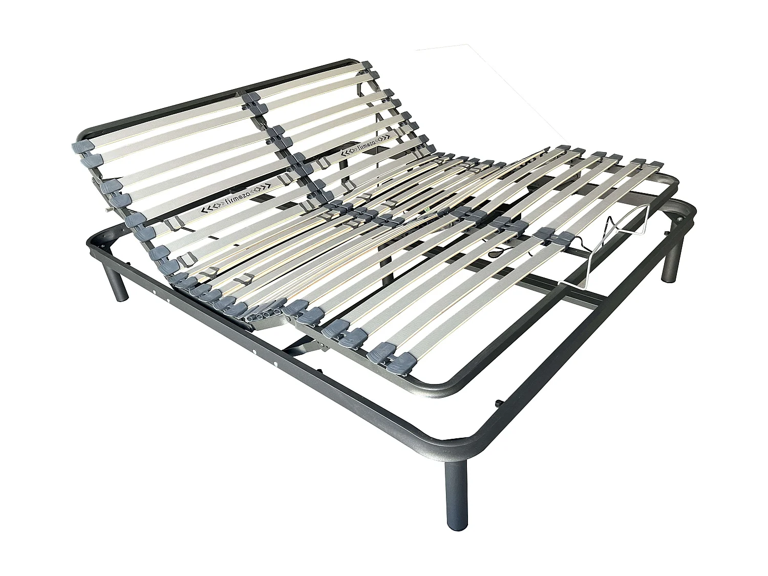 Cama elétrica articulada com motor duplo e colchão viscoelástico Nert 135x190 cm