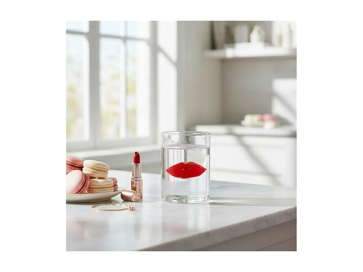 Verre Design Bouche "Secret Glass" 40cl Rouge
