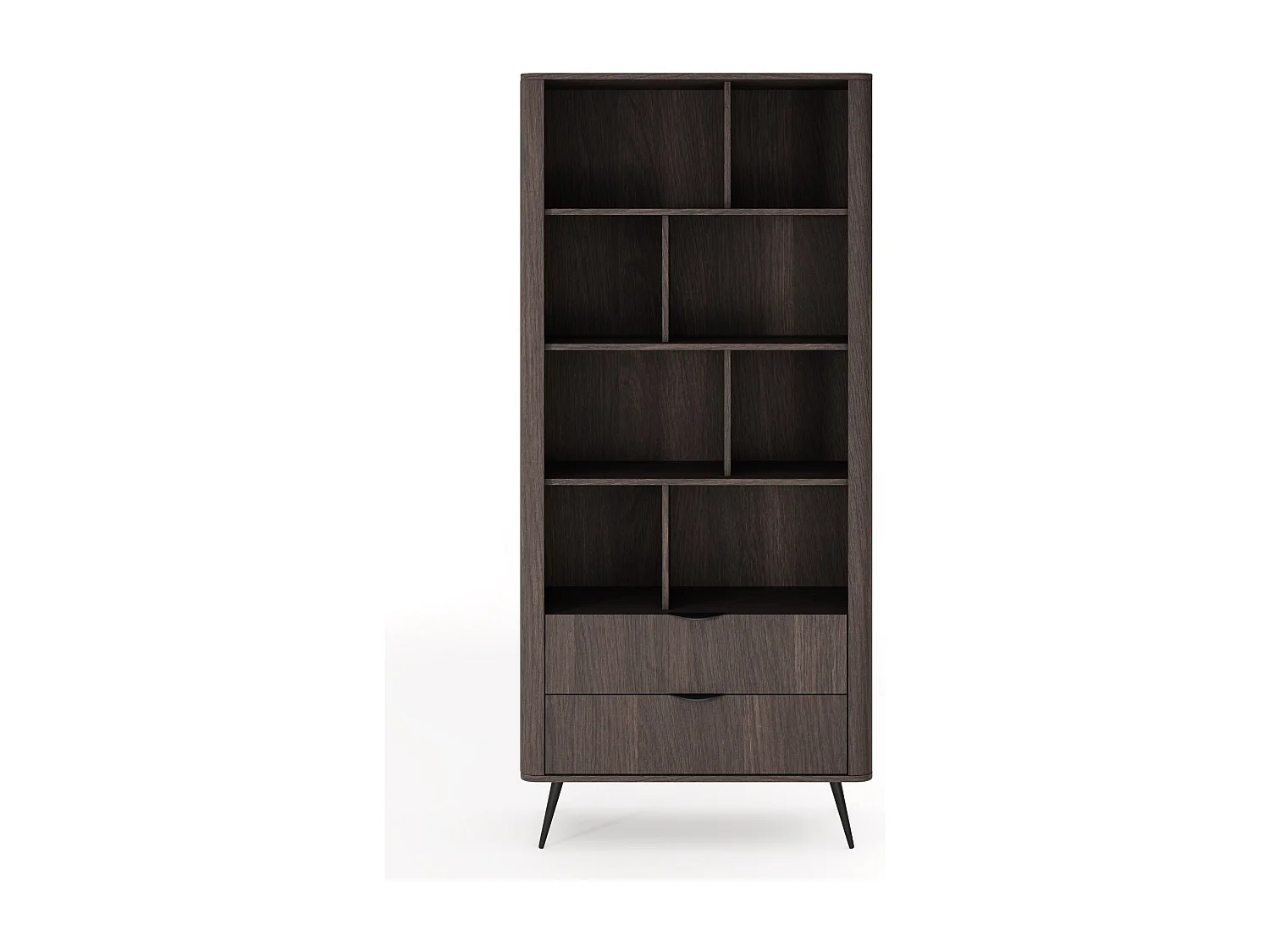 Standregal mit 2 Schubladen - Dunin-Eiche - 88 cm - VERIS