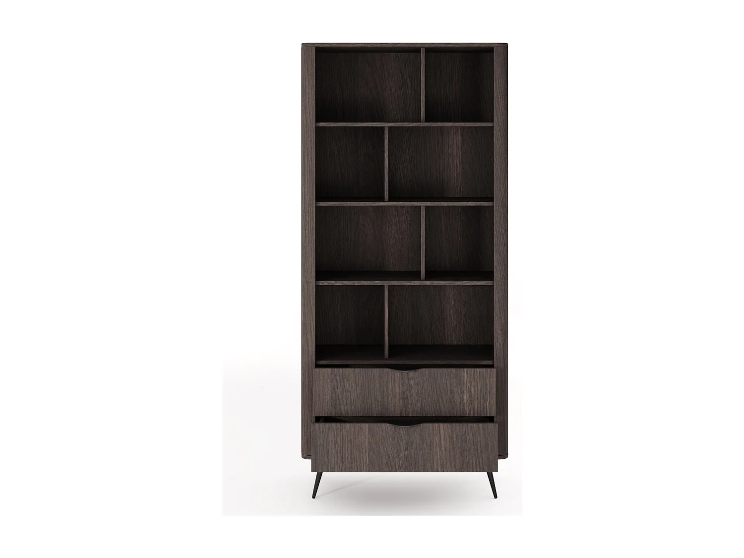 Standregal mit 2 Schubladen - Dunin-Eiche - 88 cm - VERIS