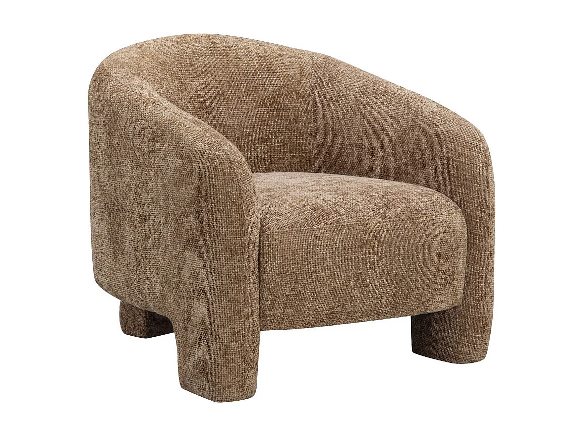 Topaz - Fauteuil en tissu - Bronze