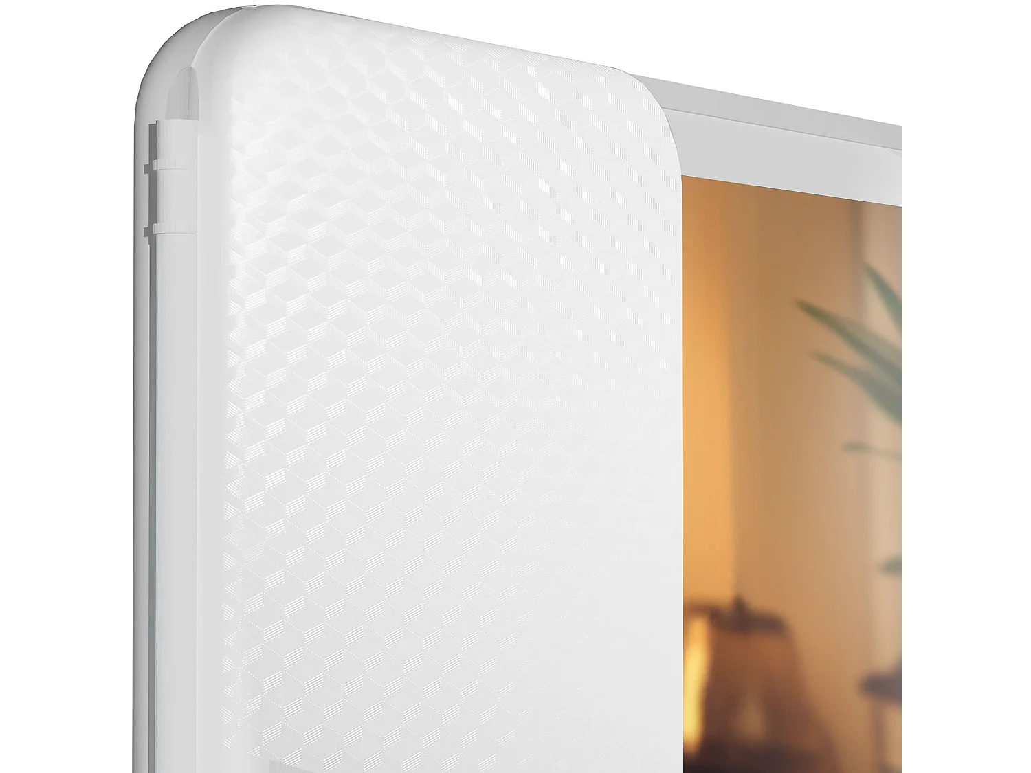 Miroir Led de Maquillage - Plastique - Blanc - Otley