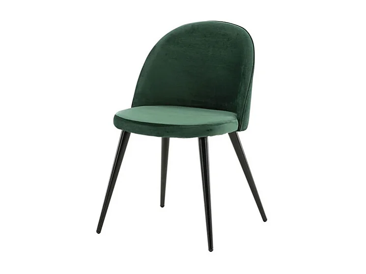 Tokyo ensemble de table à manger table à manger naturel, 6 chaises en velours vert.