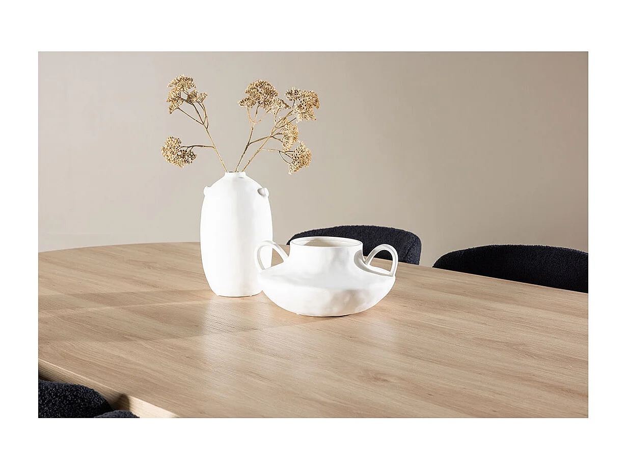 Bootcut ensemble pour salle à manger table 115x230cm et 6 chaises teddy naturel.