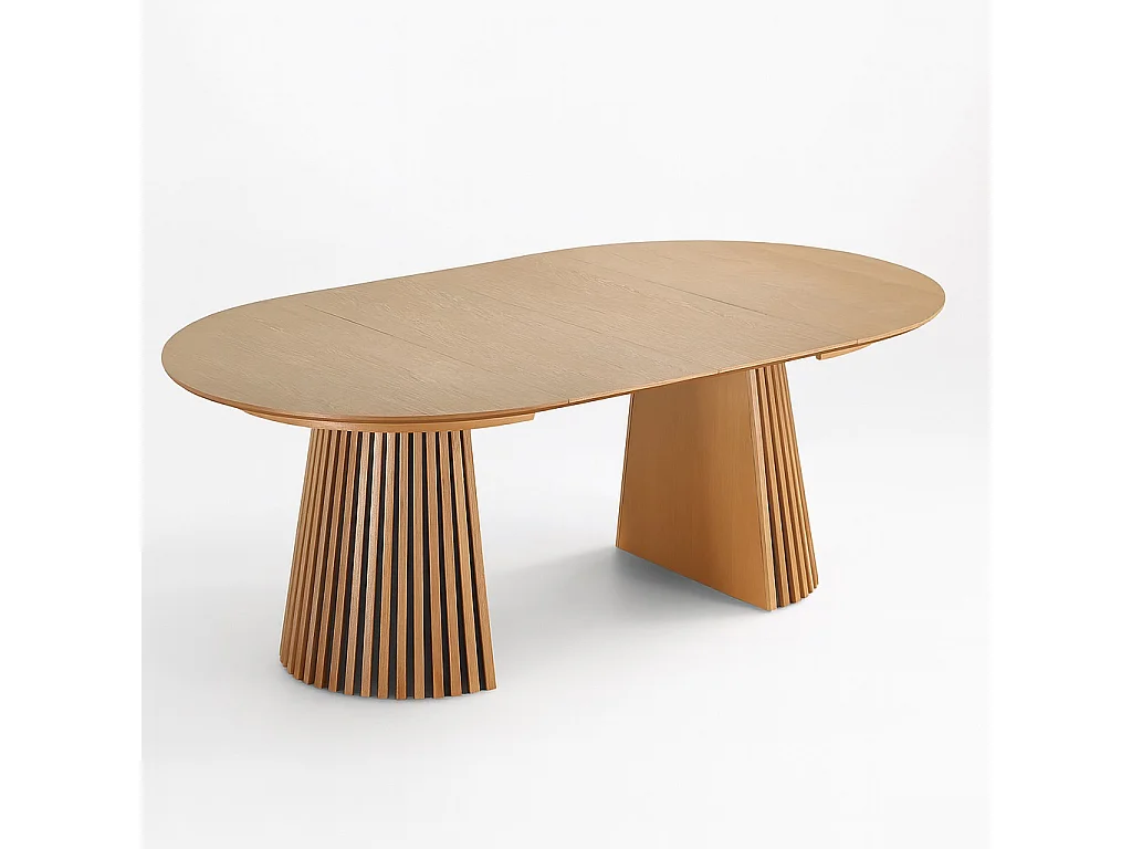 Tokyo ensemble de table à manger table à manger naturel, 6 chaises en velours noir.