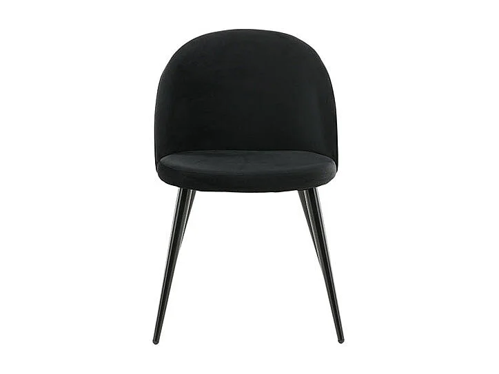 Tokyo ensemble de table à manger table à manger naturel, 6 chaises en velours noir.