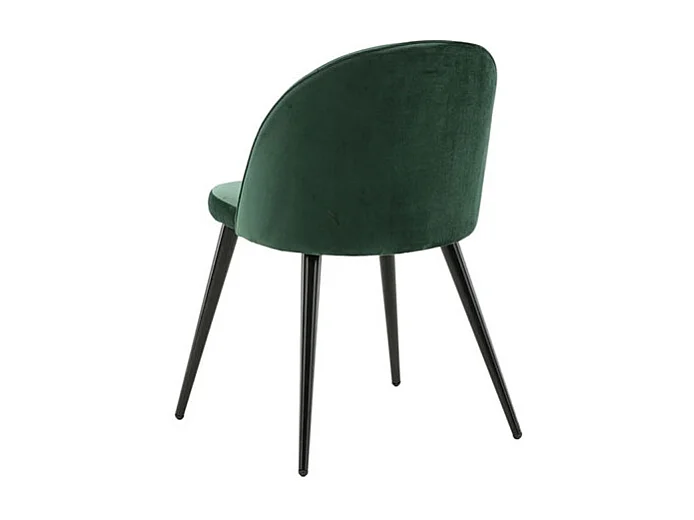 Tilst ensemble pour salle à manger table à manger impression marbre blanc 90x160 4 chaises velours vert.