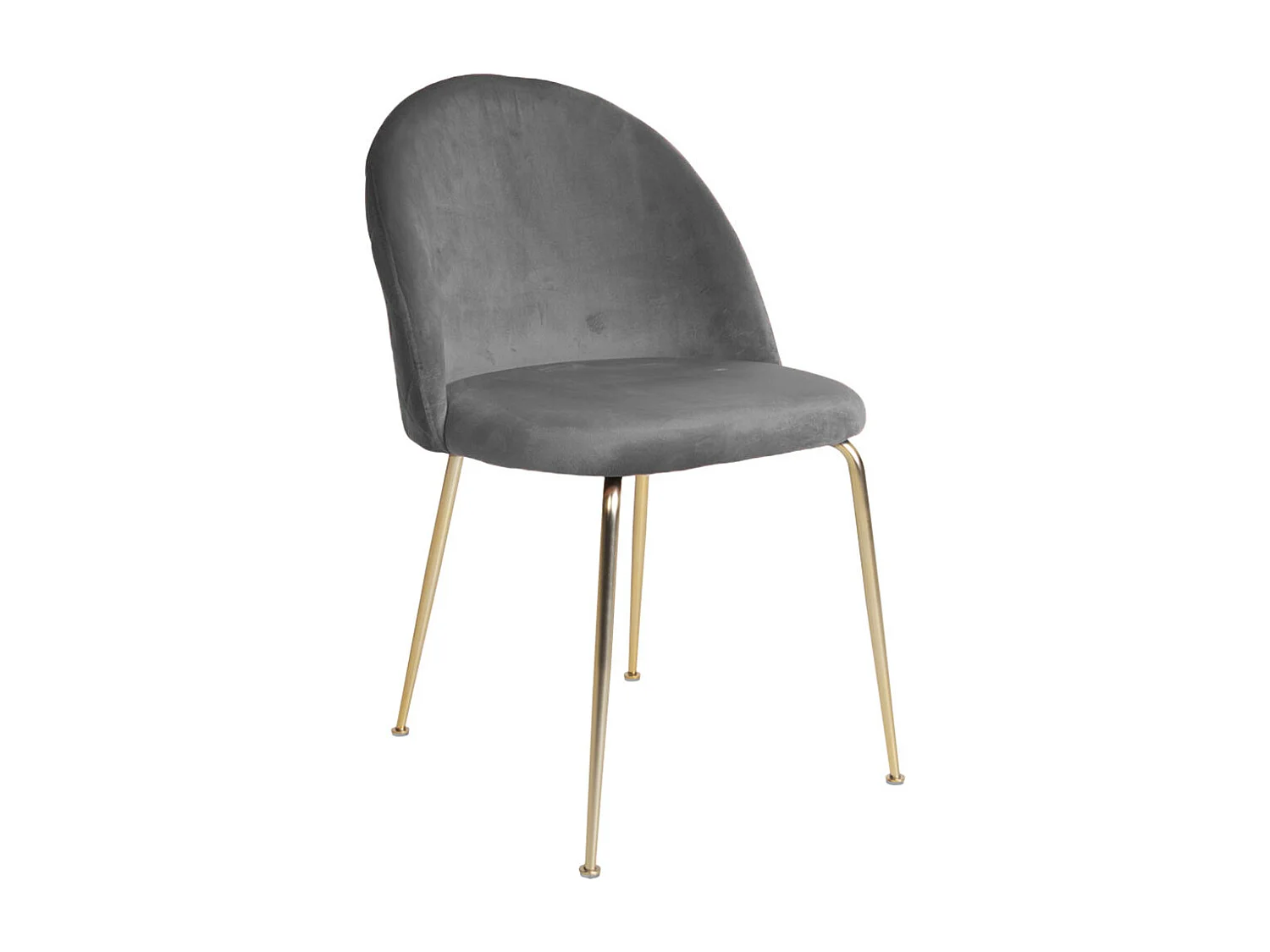 Bolzano ensemble pour salle à manger table de salle à manger Ø90cm Blanc et 4 Geneve chaise gris.