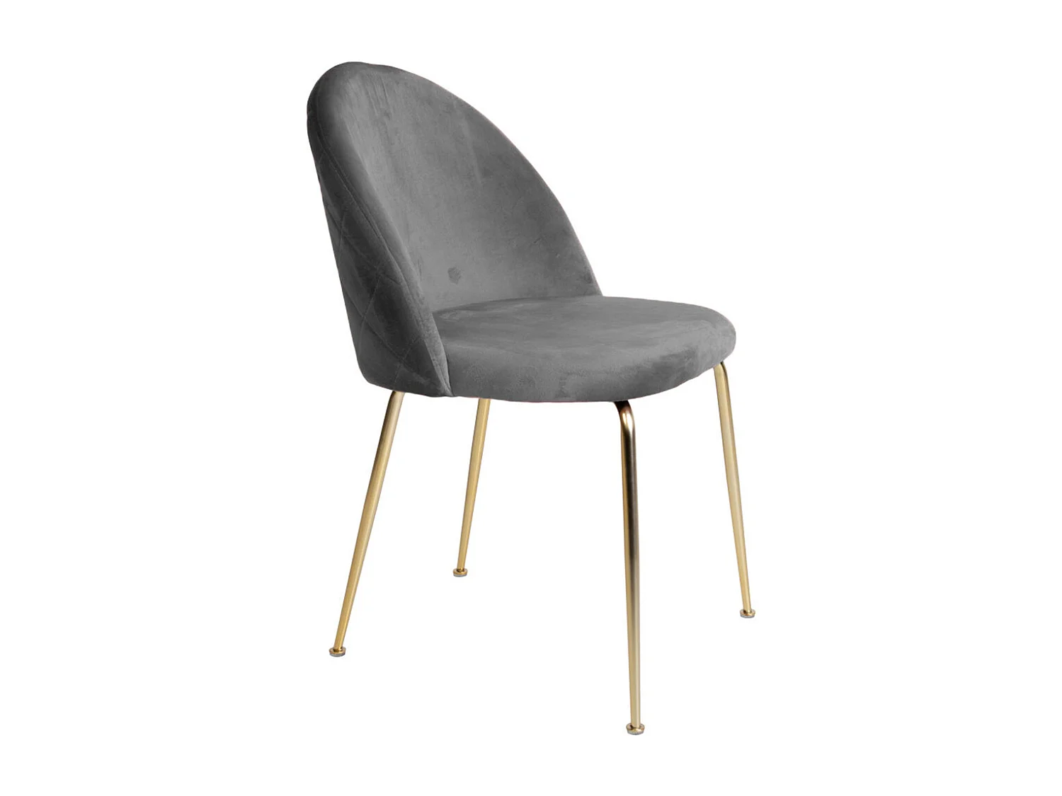 Bolzano ensemble pour salle à manger table de salle à manger Ø90cm Blanc et 4 Geneve chaise gris.
