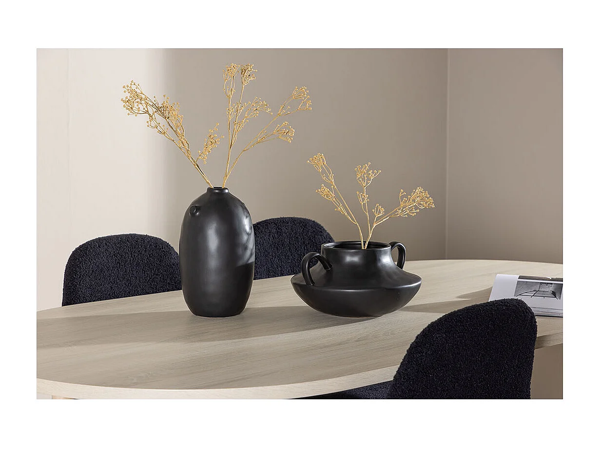 Andy ensemble pour salle à manger table 90x180cm et 4 chaises teddy whitewash.