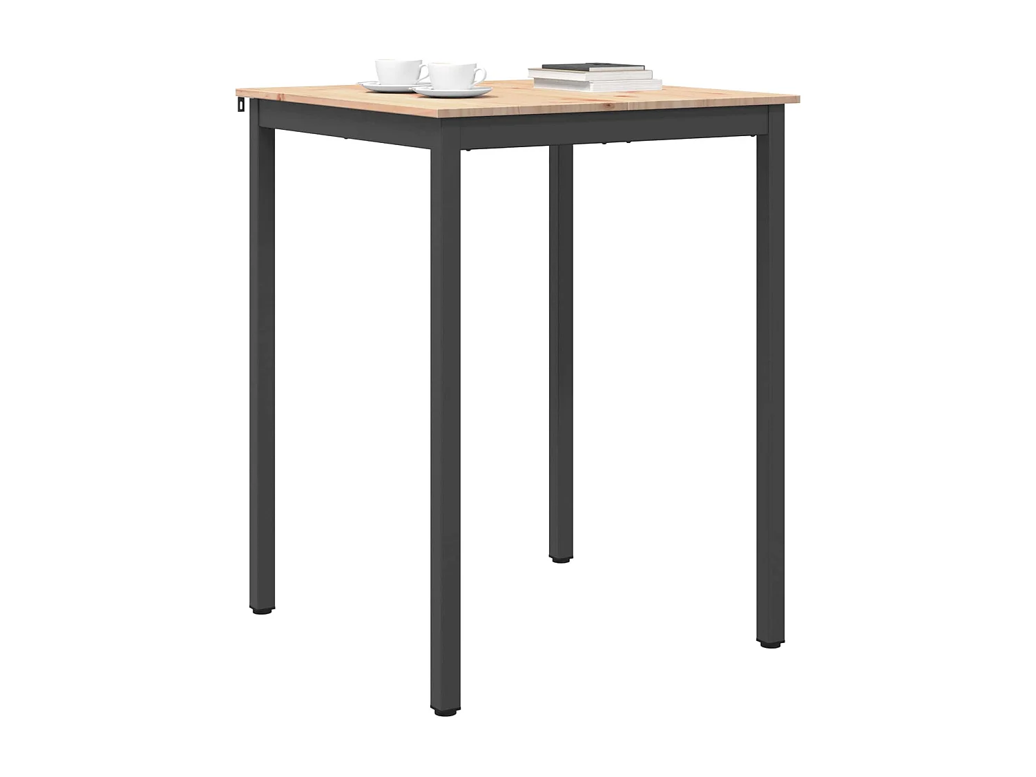Table de bar Naturel 80 x 80 x 105 cm Bois de pin massif