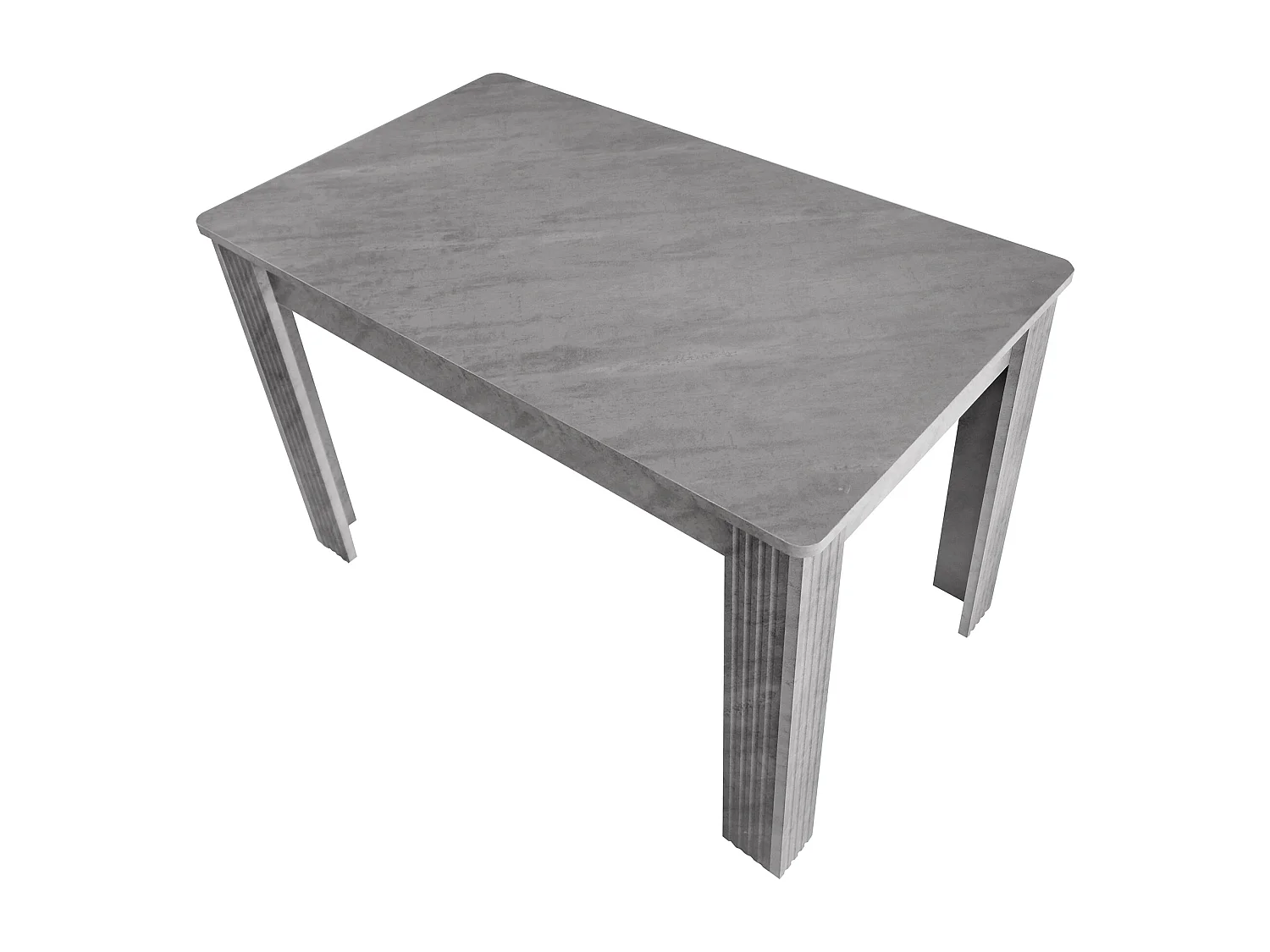 Four-legged dining table - modern style - Gray