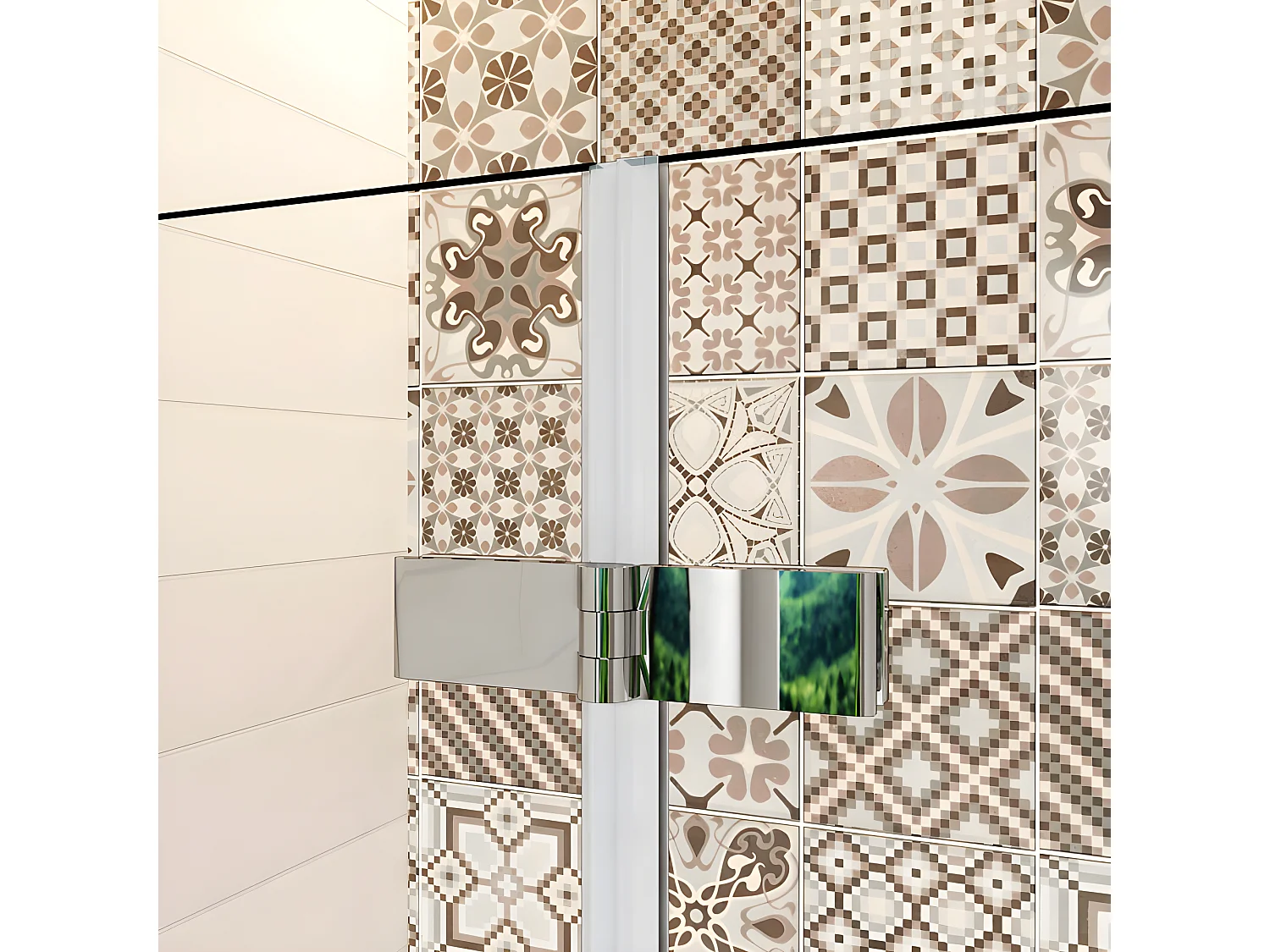 Pare-baignoire 90x140cm pivotant et pliant, paroi de baignoire, écran de douche à 2 volets en verre trempé transparent