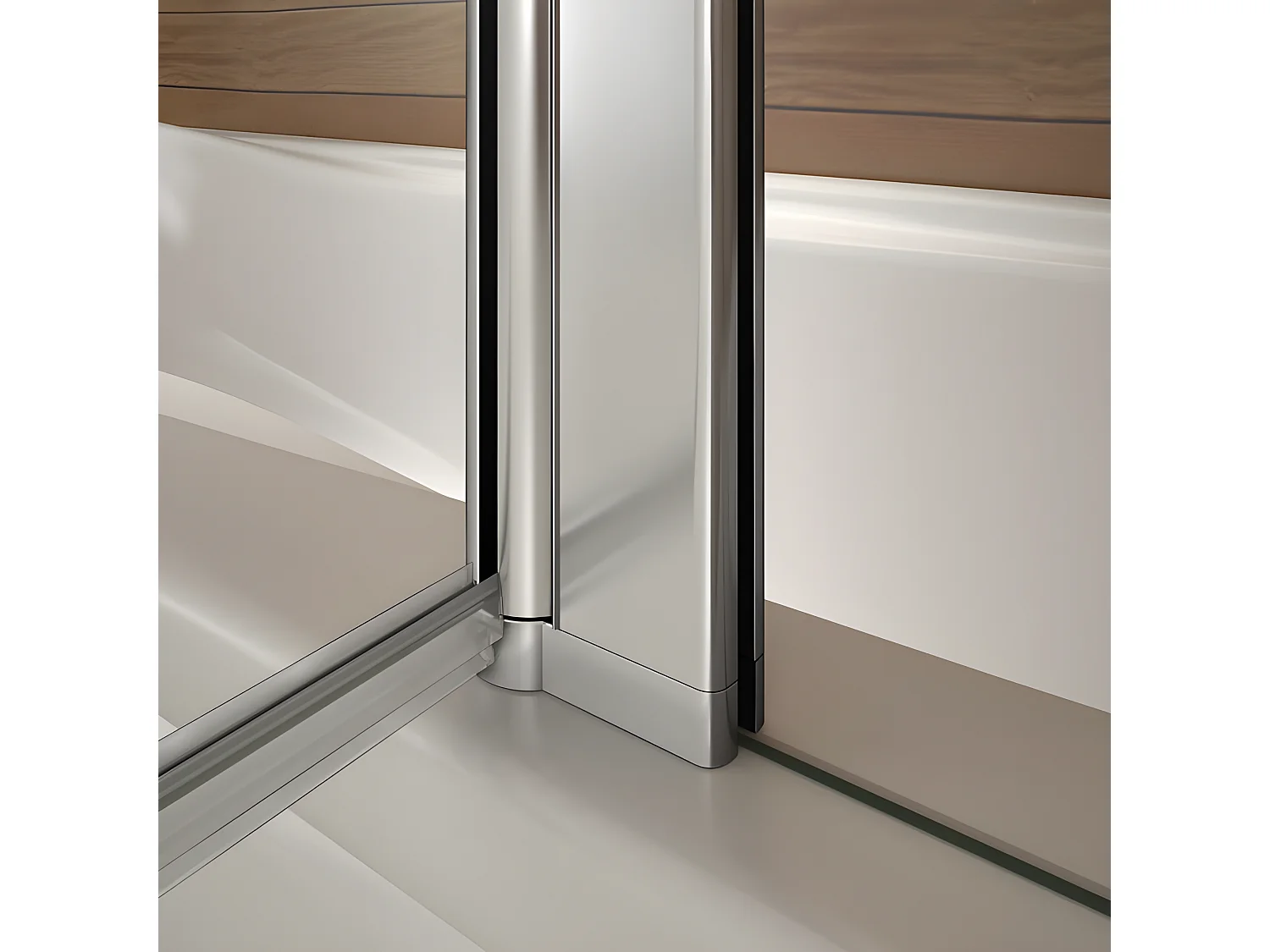 Pare-baignoire 100x140cm rectangle, paroi de baignoire pivotant 240° en verre de sécurité, avec 2 étagères