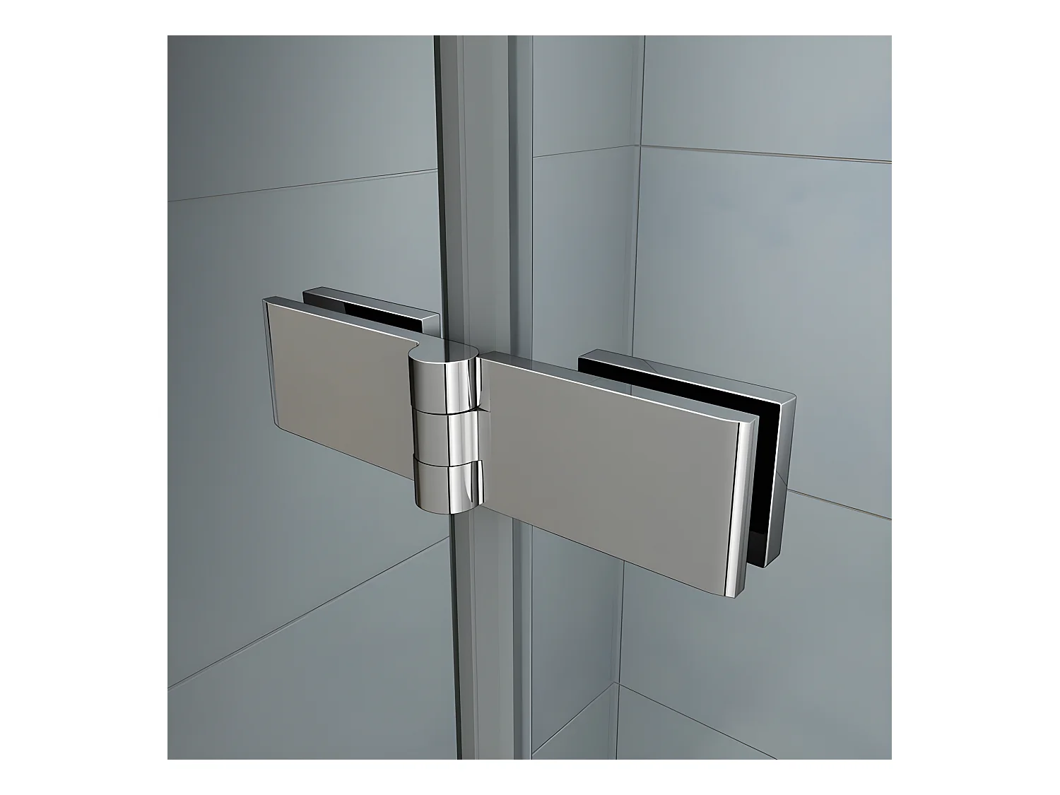 Pare-baignoire 120x140cm pivotant et pliant, paroi de baignoire installé à gauche en verre anticalcaire et sablé au centre