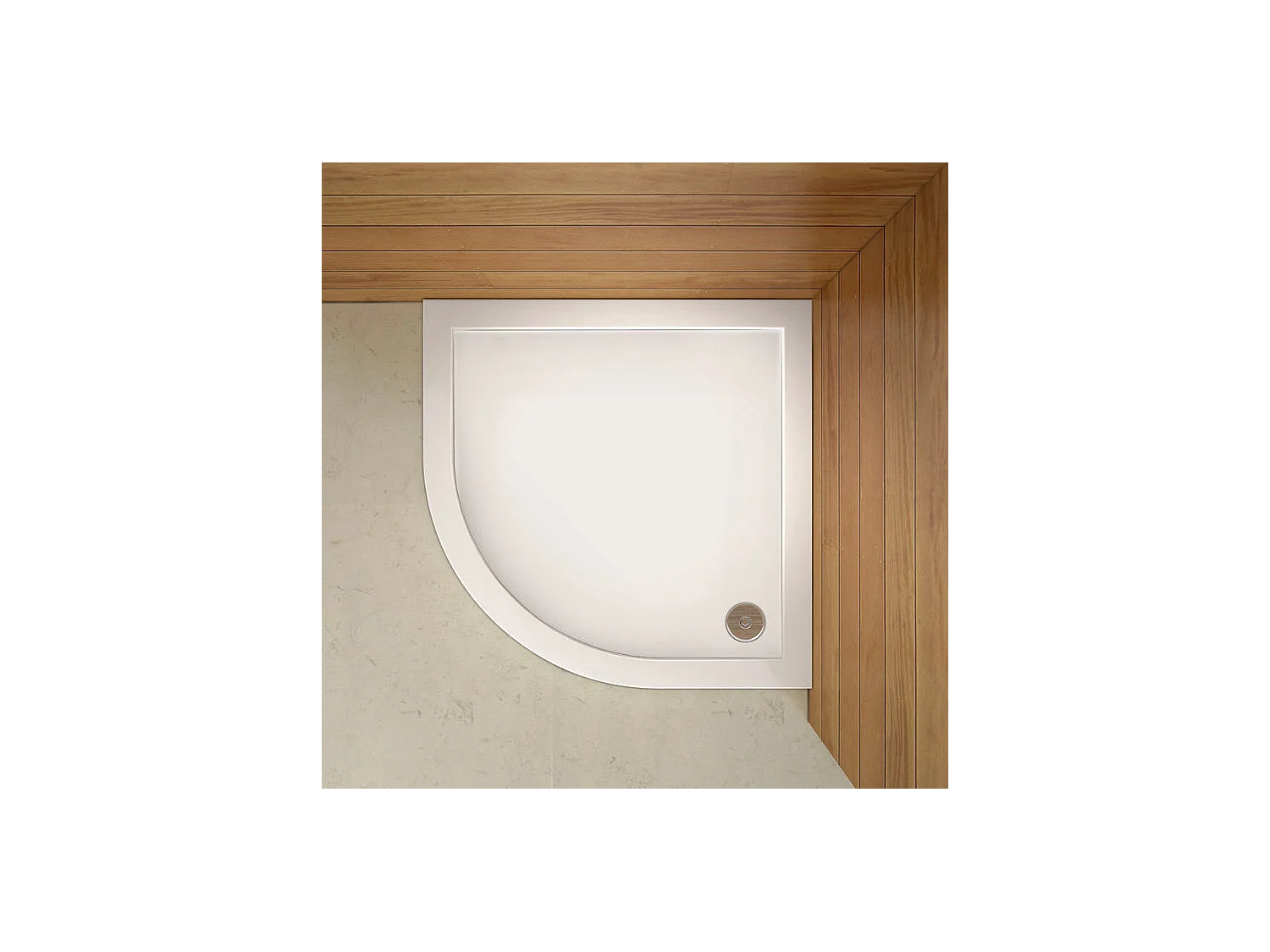 Cabine de douche 1/4 de cercle 90x90x195cm avec receveur de douche blanc 90x90x3cm, cabine de douche coulissante en verre transparent