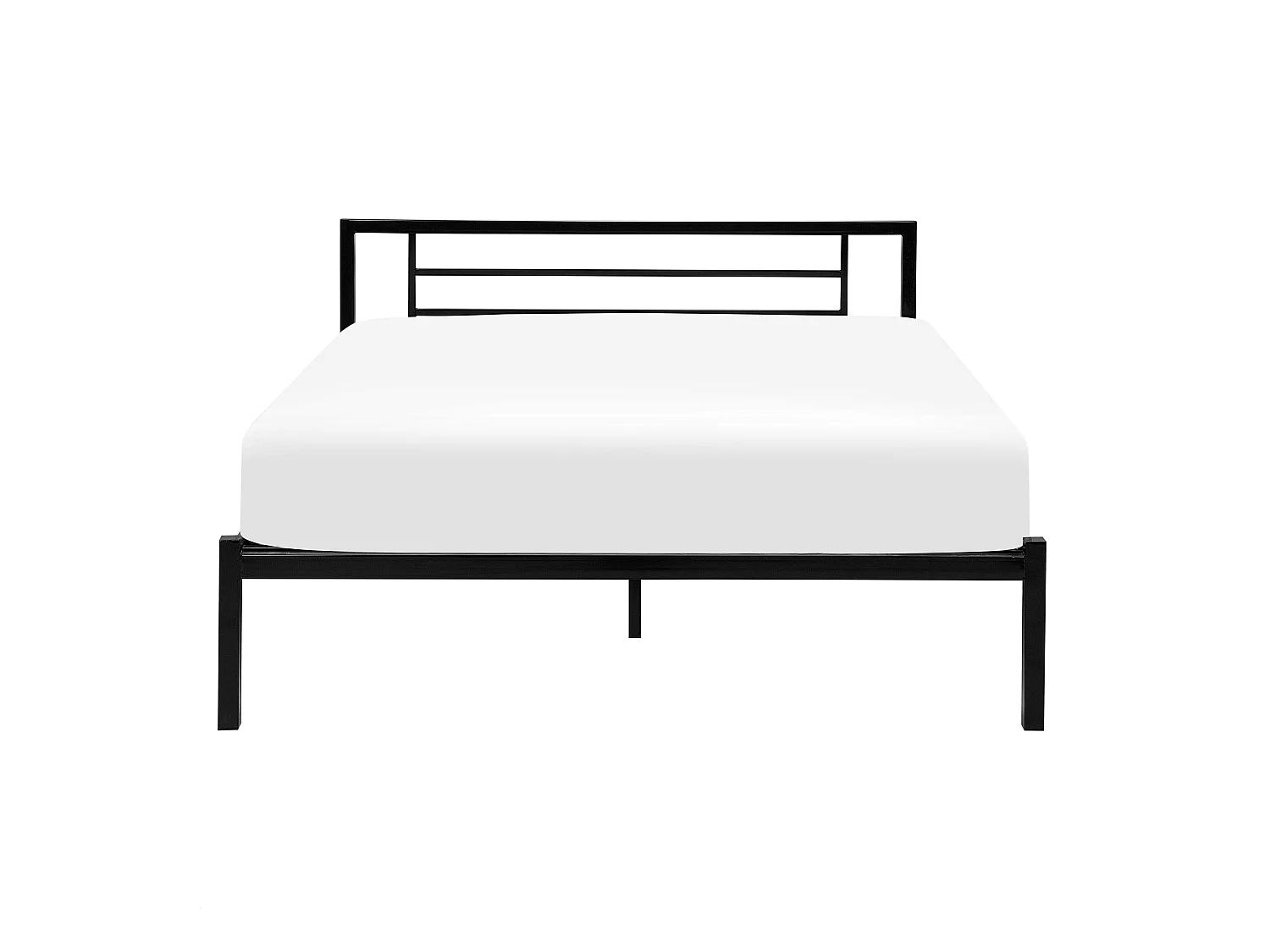Bed Metaal CUSSET 160 x 200 cm Zwart