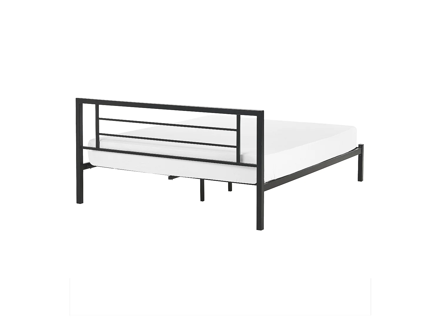 Bed Metaal CUSSET 160 x 200 cm Zwart