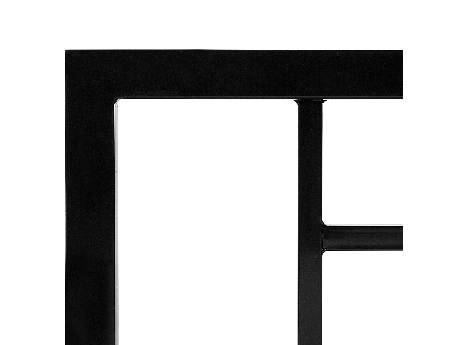 Lit avec sommier Métal CUSSET 160 x 200 cm Noir