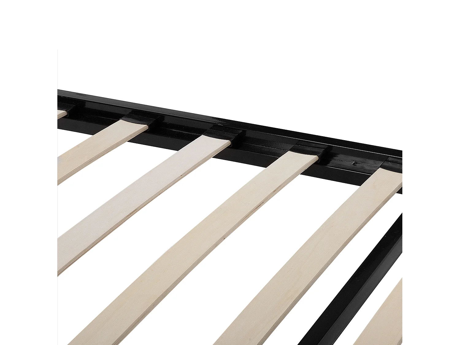 Lit avec sommier Métal CUSSET 160 x 200 cm Noir