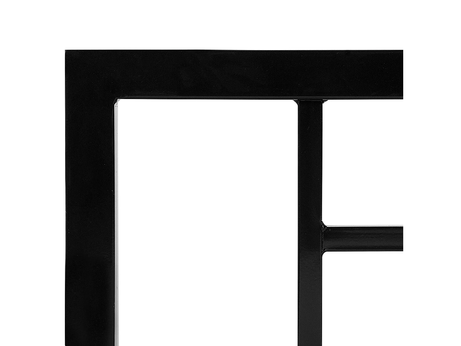 Lit avec sommier Métal CUSSET 160 x 200 cm Noir