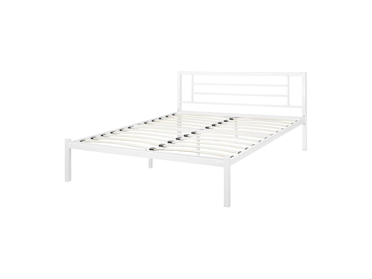 Bed Metaal CUSSET 140 x 200 cm Wit