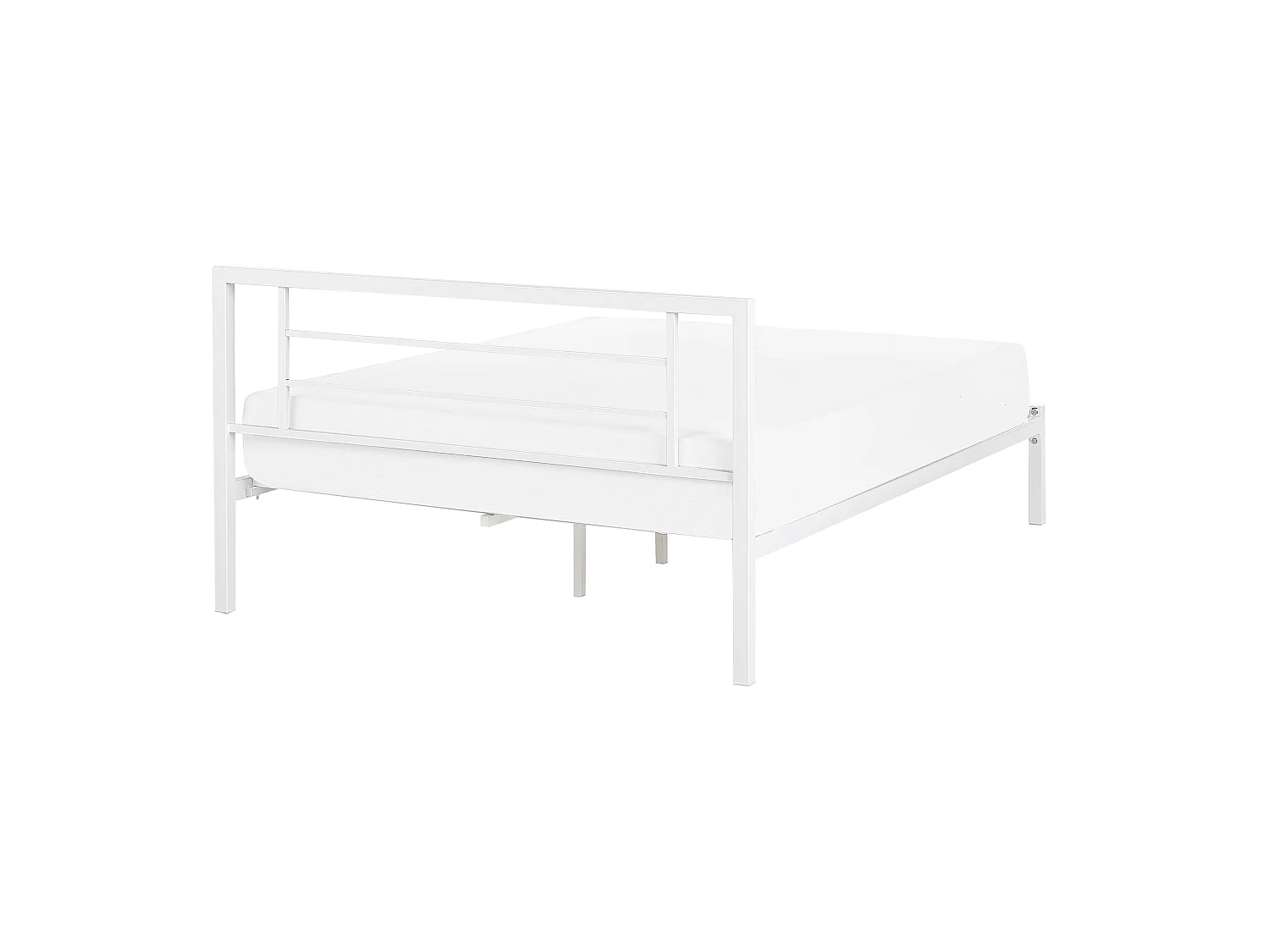 Bed Metaal CUSSET 140 x 200 cm Wit