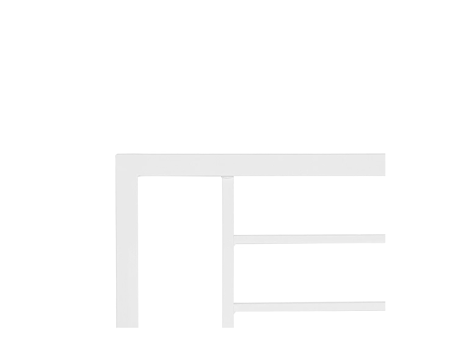 Bed Metaal CUSSET 140 x 200 cm Wit