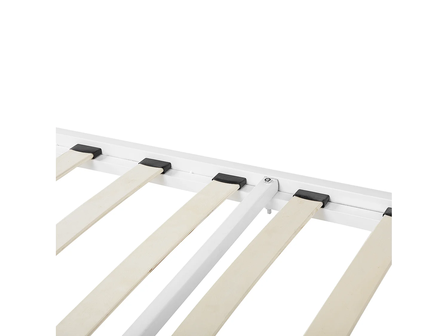 Letto Metallo CUSSET 140 x 200 cm Bianco