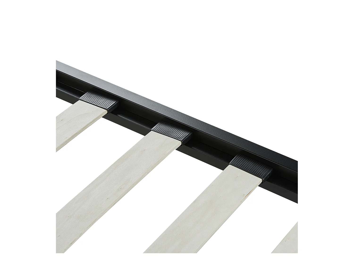 Lit avec sommier Métal CUSSET 180 x 200 cm Noir