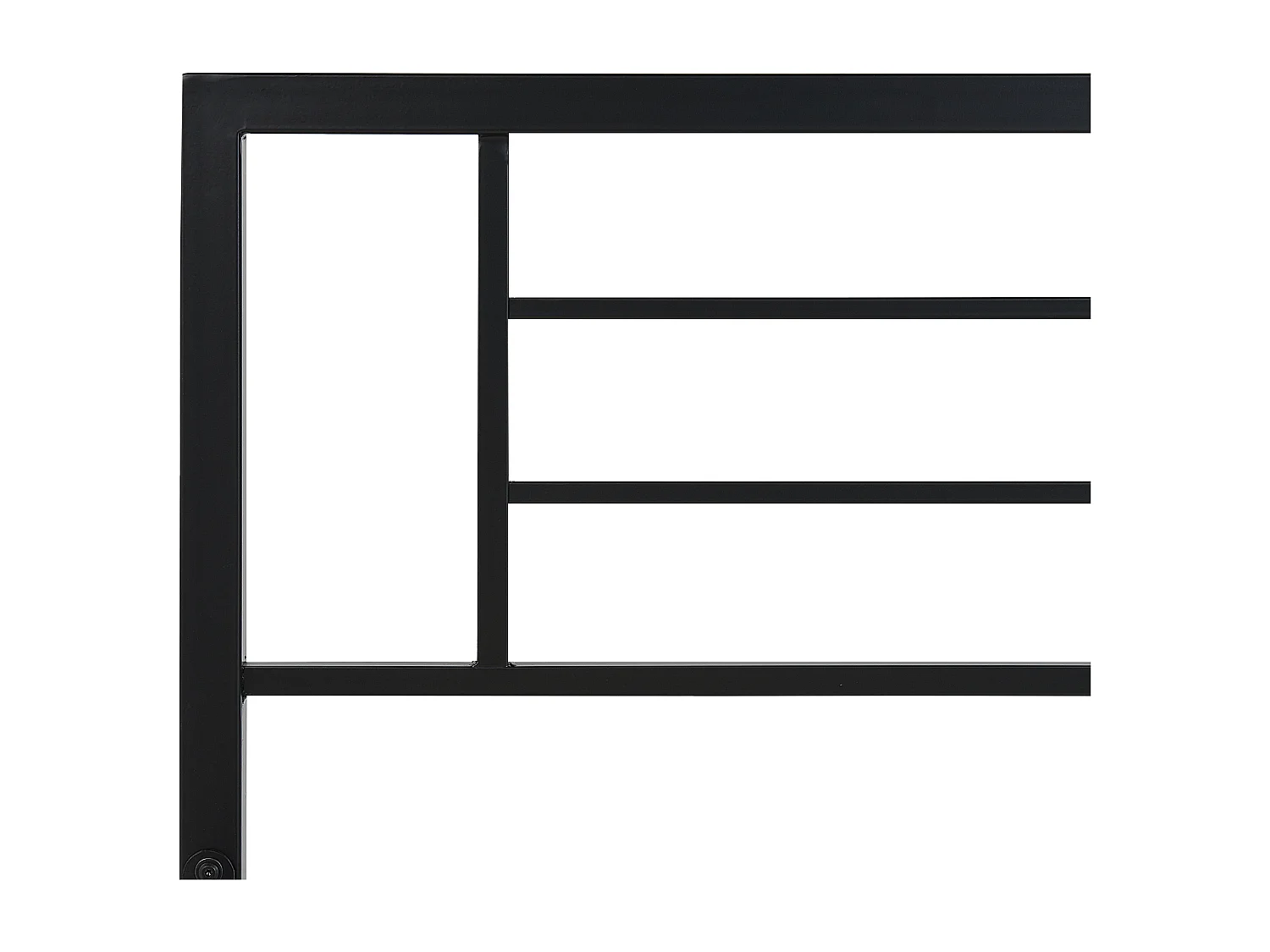 Bed Metaal CUSSET 180 x 200 cm Zwart