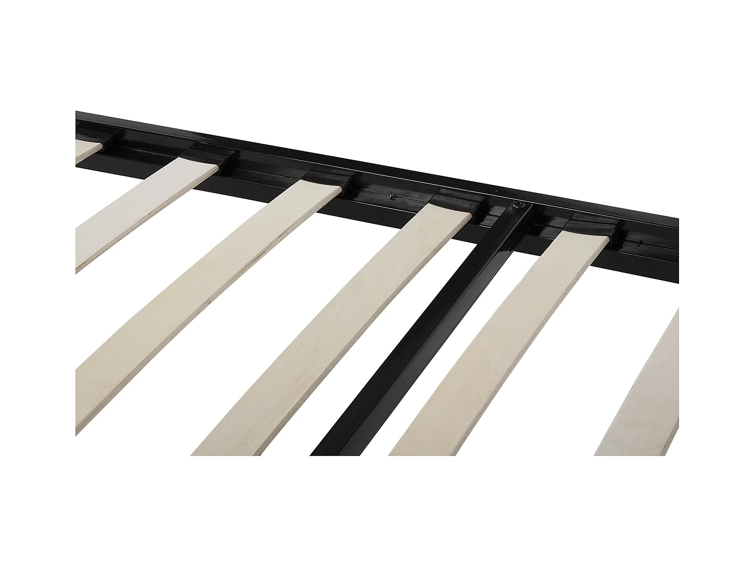 Lit avec sommier Métal CUSSET 140 x 200 cm Noir